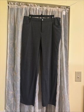 croft & barrow Charcoal Gray women’s Straight-Leg  Pants